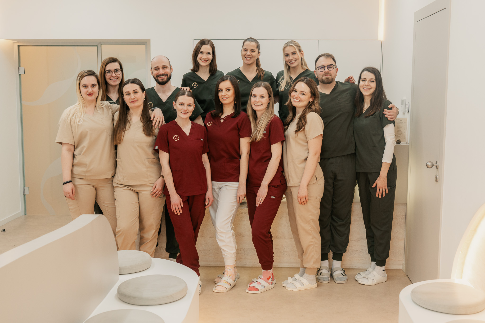 Celý tým kliniky Arculum